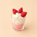 Strawberry Crème Dessert Candle
