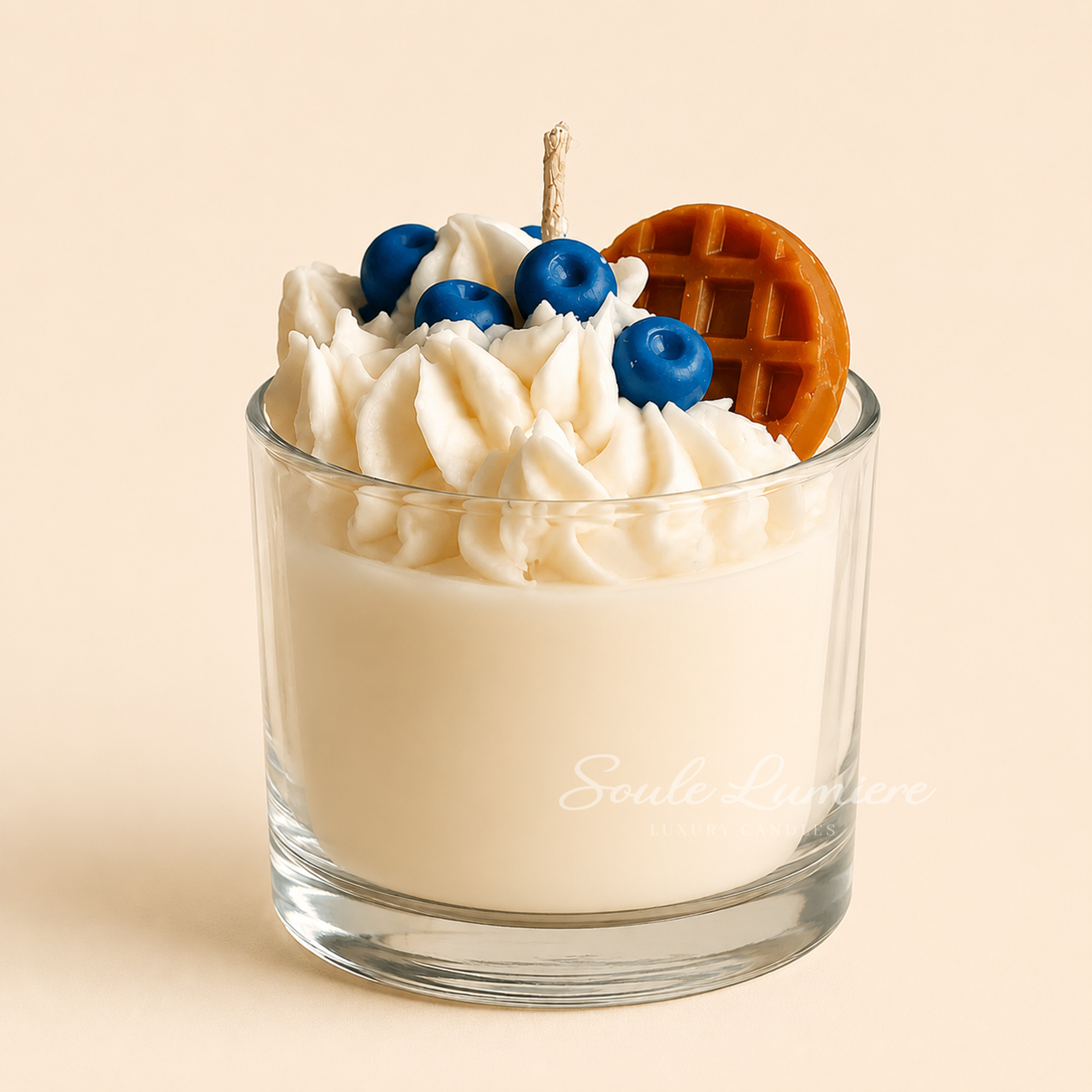Blueberry Bliss Dessert Candle