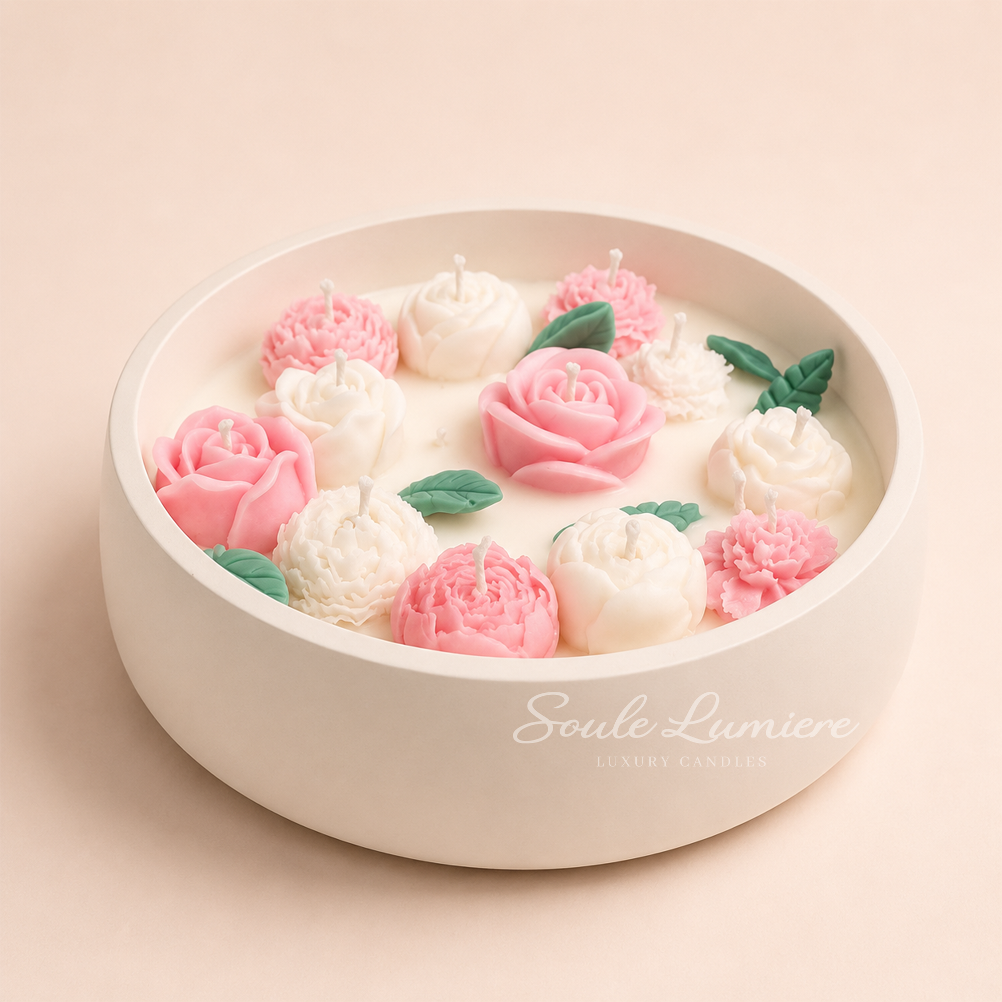 Flower Bowl Candle